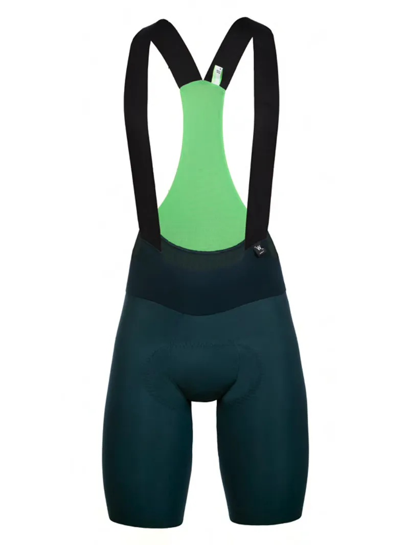 Q36.5 Salopette Woolf 2.0 : Thermal Bib Shorts : AUSTRALIAN GREEN